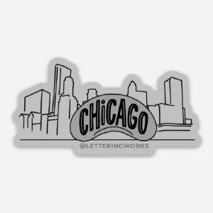 Downtown Chicago Sticker