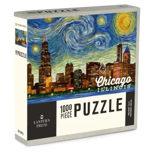 Starry Chicago Night Puzzle