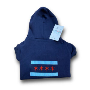 Tori Grace Outfitters Chicago Flag Pet Hoodie