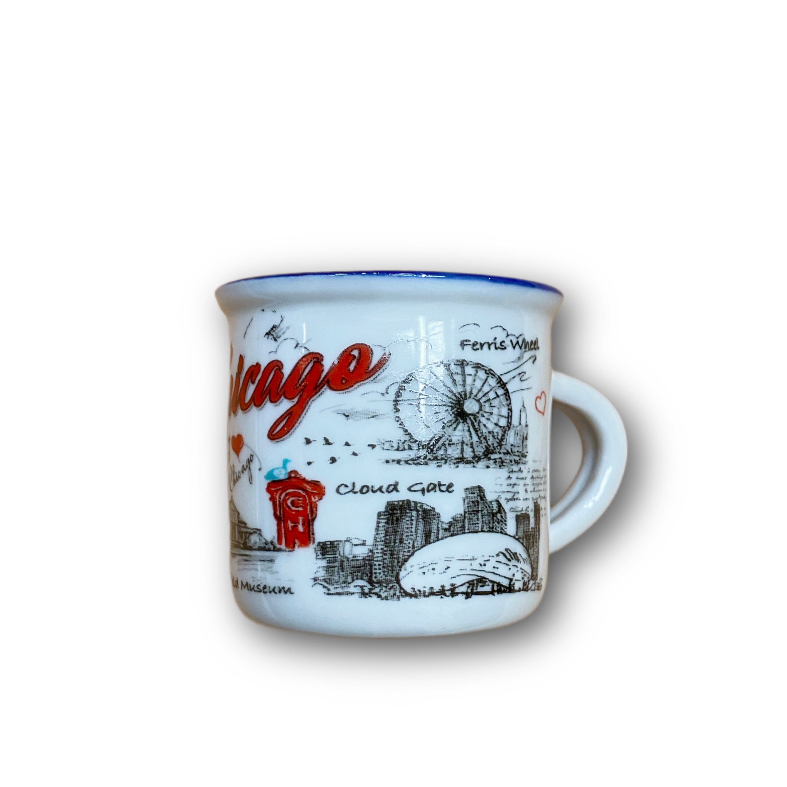 Chicago Sketched Espresso Mug