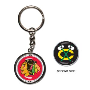 Chicago Blackhawks Spinner Keychain