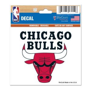 Chicago Bulls Perfect Cut Decal (Clear Background)