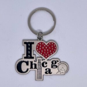 I Love Chicago Keychain