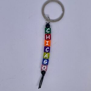 Chicago Bead Keychain