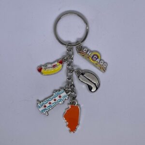 Chicago Charm Keychain