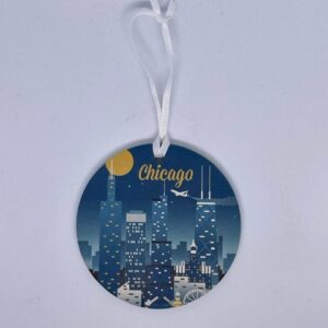 Chicago Night sky Ornament