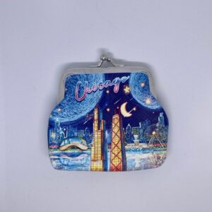 Chicago Night Sky Coin Purse