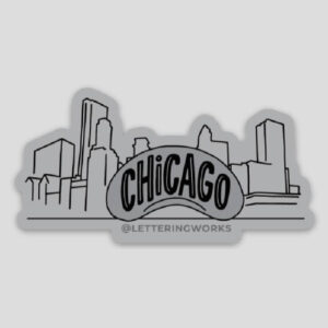 Chicago Skyline Sticker