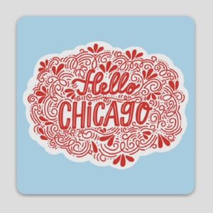 Hello Chicago Sticker