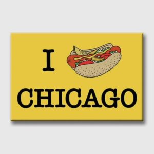 Chicago Hot Dog Magnet