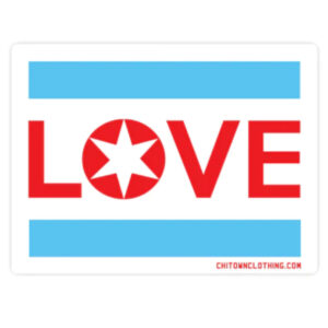 Chicago Flag Sticker