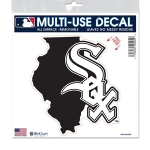 Chicago White Sox State Shape All Surface Decal 6" x 6"