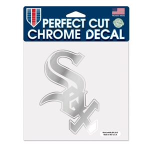 Chicago White Sox Chrome Perfect Cut Decal 6" x 6"