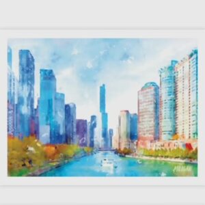 Chicago River Postcard