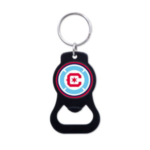Chicago Fire Black Bottle Opener Key Ring