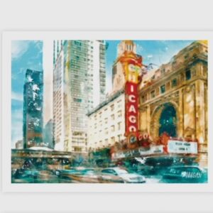 Chicago Theater Postcard
