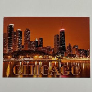 Evening Chicago Skyline Postcard