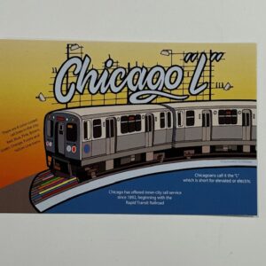 Chicago "L" Postcard