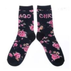 CHICAGO FLORAL SOCKS