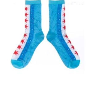 Chicago Flag Socks