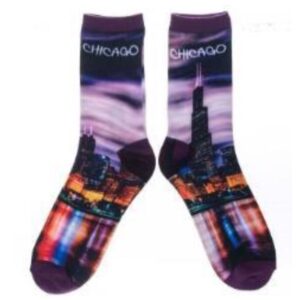 Chicago Reflection Socks
