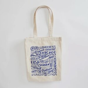 Chicago Sign Natural Tote Bag