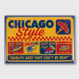 Chicago Style Eats 3" x 2" Magnet
