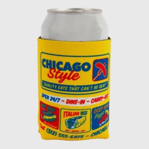 Chicago style eats Koozie