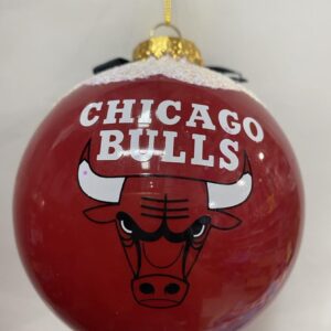 Chicago Bull Team Ornament Large
