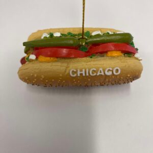 Chicago Hotdog Ornament