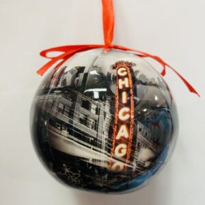 Chicago Winter night Ornament