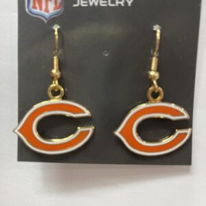 Chicago Bear team C logo earrings
