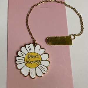 Daisy flower enamel Bookmark