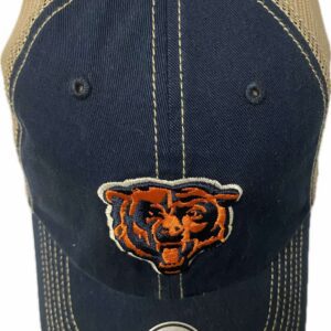 Chicago Bears embroidery logo hat with soft mesh back