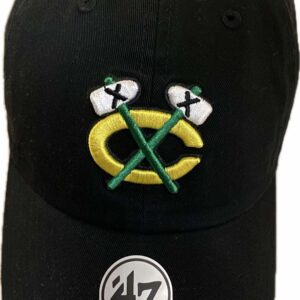Chicago Blackhawks embroidery logo black hat