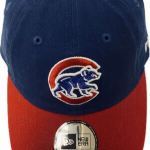 Chicago Cubs embroidery logo Kids hat in blue color with red visor