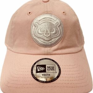 Chicago Cubs embroidery logo kids baseball cap in pink