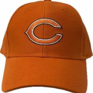 Chicago Bears C logo embroidery hat in color orange