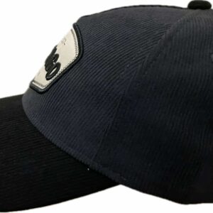 Est 1837 - Chicago - Illinois corduroy hat in charcoal & black