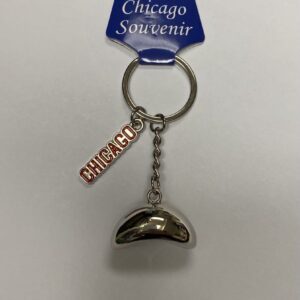 Chicago 3D Bean keychain