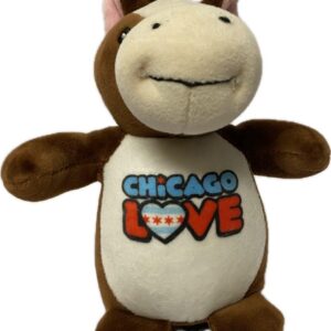 Chicago Love brown horse plush toy