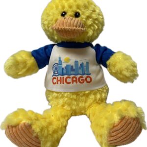 Chicago skyline tshirt plush toy duck