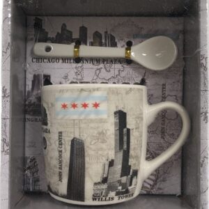 Chicago  Espresso Mug With Spoon