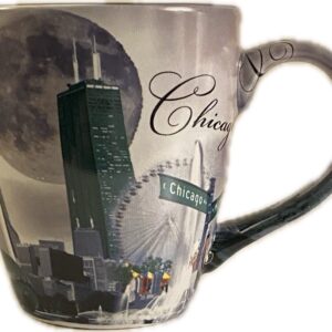 Chicago all sides print mug