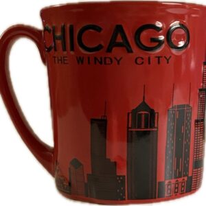 Chicago the windy city red mug
