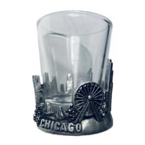Chicago 2D base shot glass