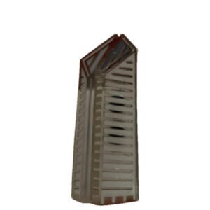 Chicago diamond top building enamel pin