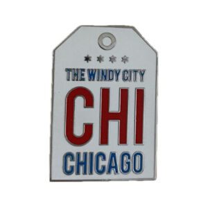 Chicago the windy city enamel pint