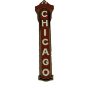 Chicago theater sign slim pin