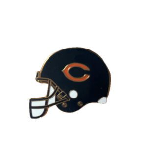 Chicago Bears C logo helmet pin